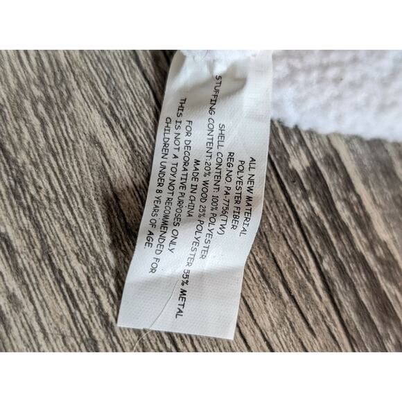 Vintage Snowman Holiday Christmas Decor Plush Figurine Free Standing 15" - Picture 11 of 11